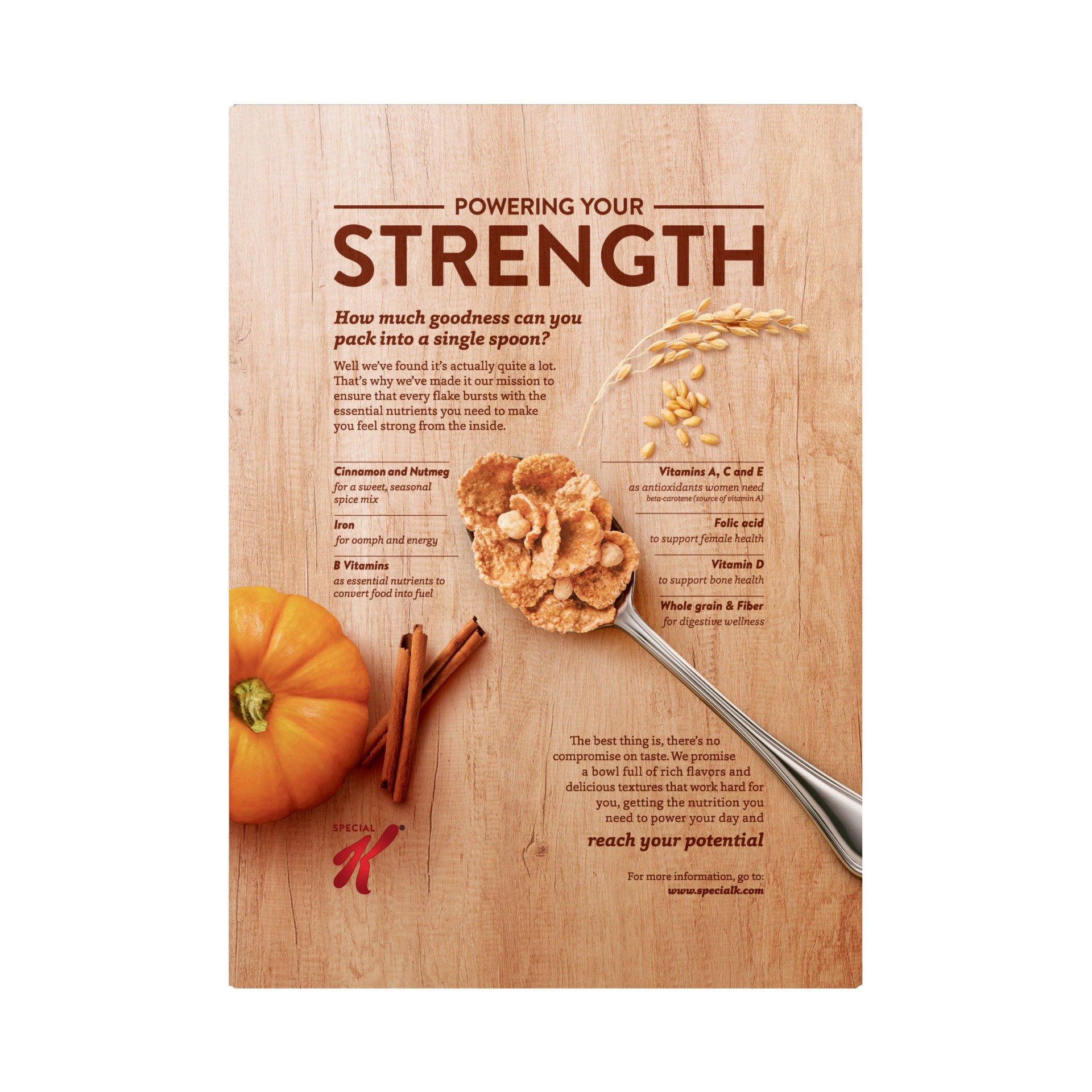 slide 2 of 7, Special K Pumpkin Spice Crunch Cereal, 12.4 oz