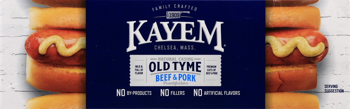 slide 8 of 10, Kayem Old Tyme Natural Casing Frankfurters, 40 oz