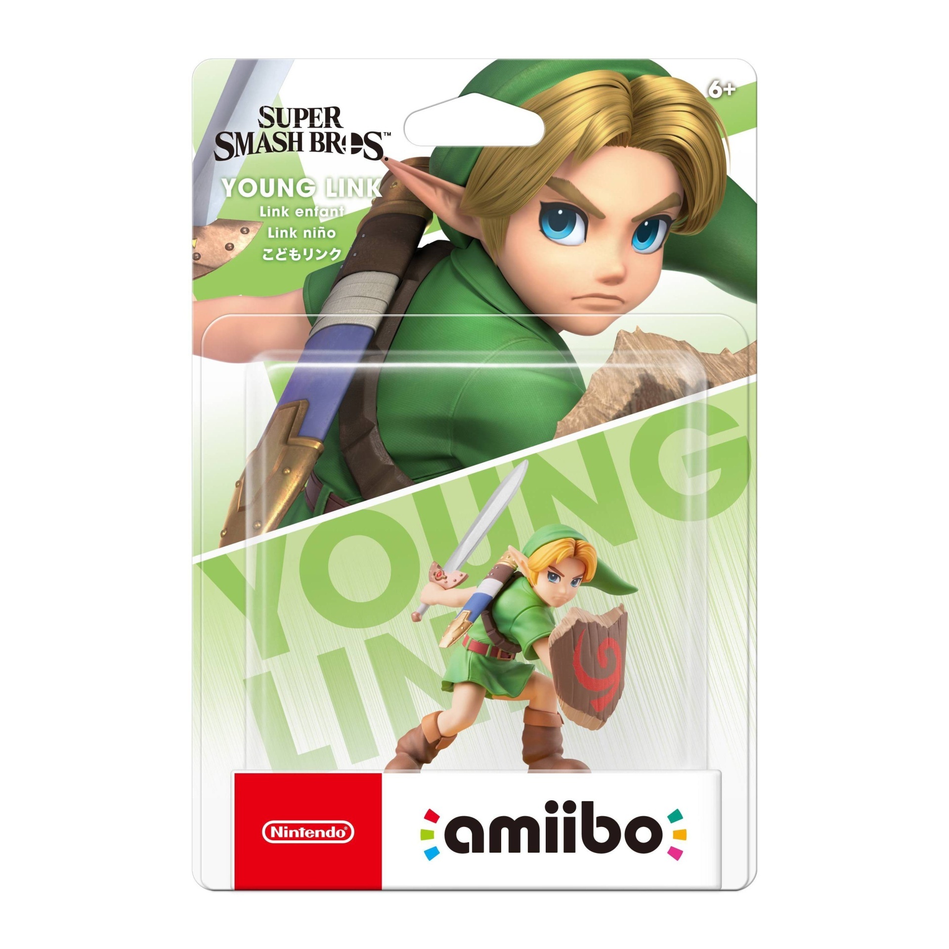 slide 1 of 2, Nintendo Super Smash Bros AmIIbo Figure Young Link, 1 ct