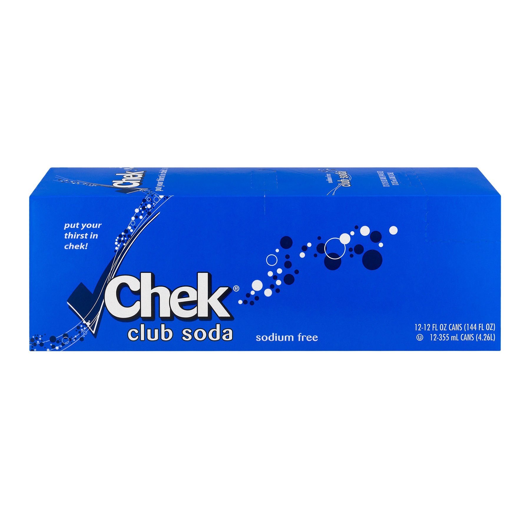 slide 1 of 1, Chek Club Soda, 12 ct; 12 oz