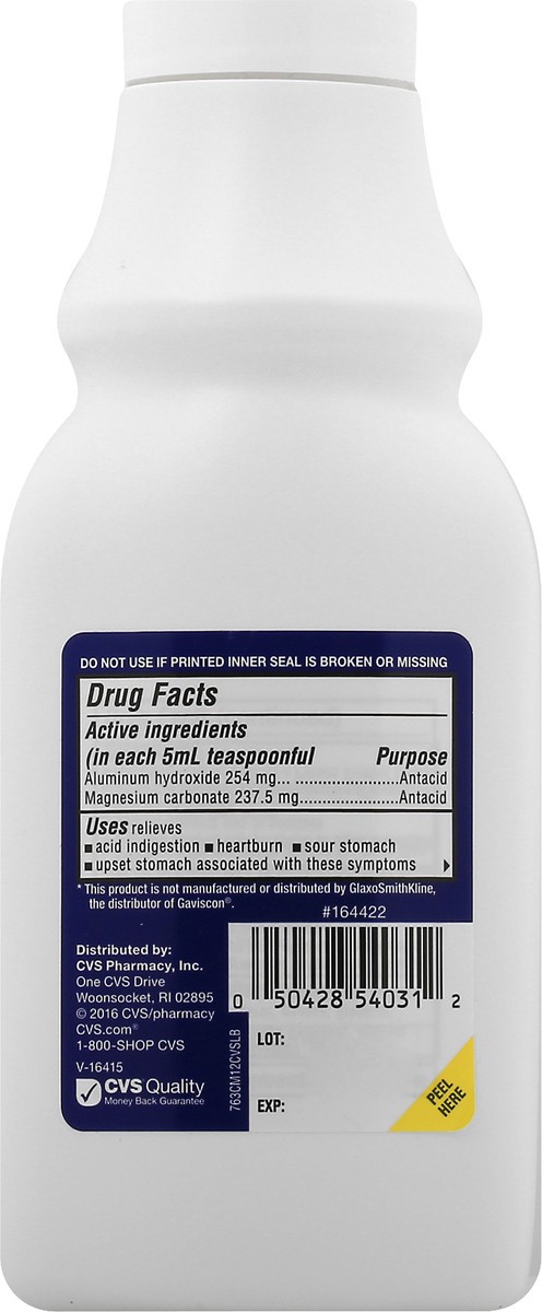 slide 10 of 10, CVS Health Extra Strength Heartburn Relief, 12 Oz, 12 oz