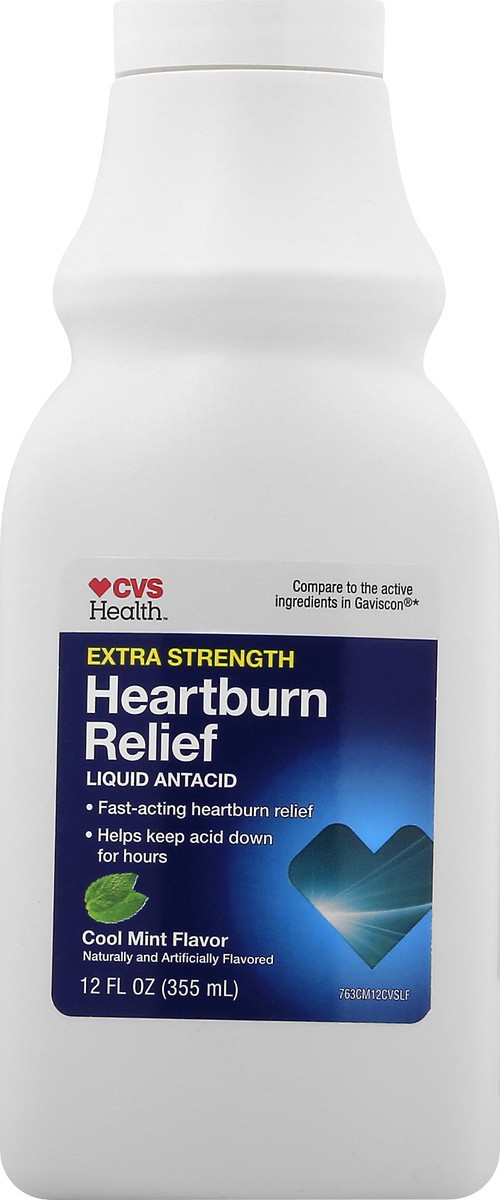 slide 1 of 10, CVS Health Extra Strength Heartburn Relief, 12 Oz, 12 oz