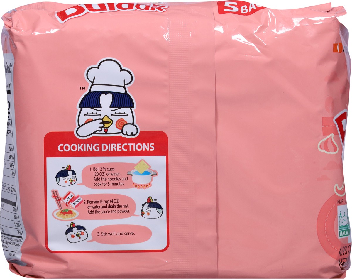 slide 13 of 14, Samyang Buldak Spicy Rose Ramen 5 - 4.93 oz Bags, 5 ct