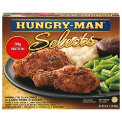 Hungry-Man Selects Mesquite Flavored Classic Fried Chicken, Frozen Meal, 16 oz