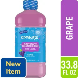 Comforts Grape Flavored Electrolyte Solution Drink