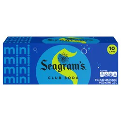 Seagram's Seagrams Club Soda Fridge Pack Cans- 10 ct