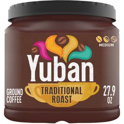 Yuban Traditional Roast Ground Coffee, 27.9 oz Canister