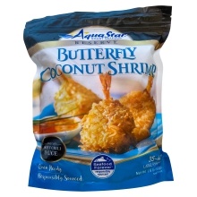 slide 1 of 1, Aqua Star Butterfly Coconut Shrimp, 24 oz