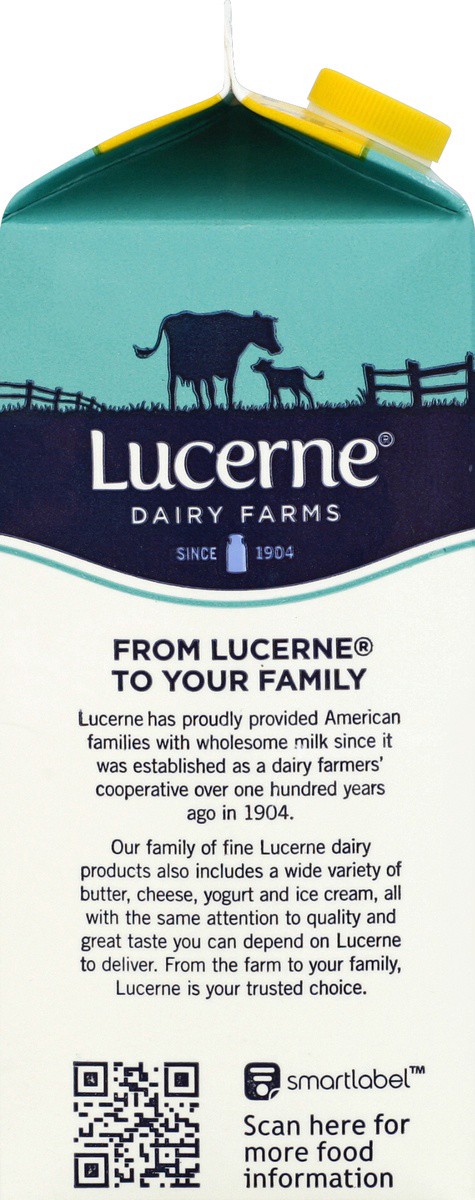 slide 4 of 4, Lucerne Milk Lactose Free Reduced Fat 2% Calcium Enriched - Half Gallon, 1/2 gal