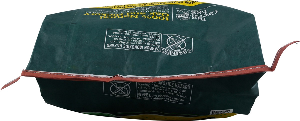 slide 7 of 10, Big Green Egg Premium 100% Natural Oak and Hickory Lump Charcoal 20 lb, 20 lb