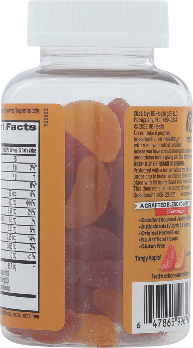 slide 7 of 9, Airborne Orchard Fruit Flavored Immune Support Supplement 60 Gummies, 60 ct