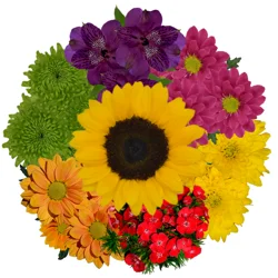 Holiday Themed Mixed Bouquet