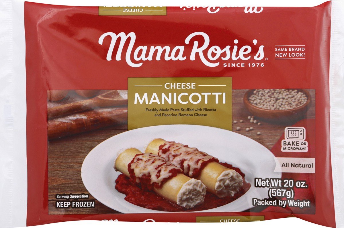 slide 13 of 13, Mama Rosie's Cheese Manicotti 20 oz, 20 oz