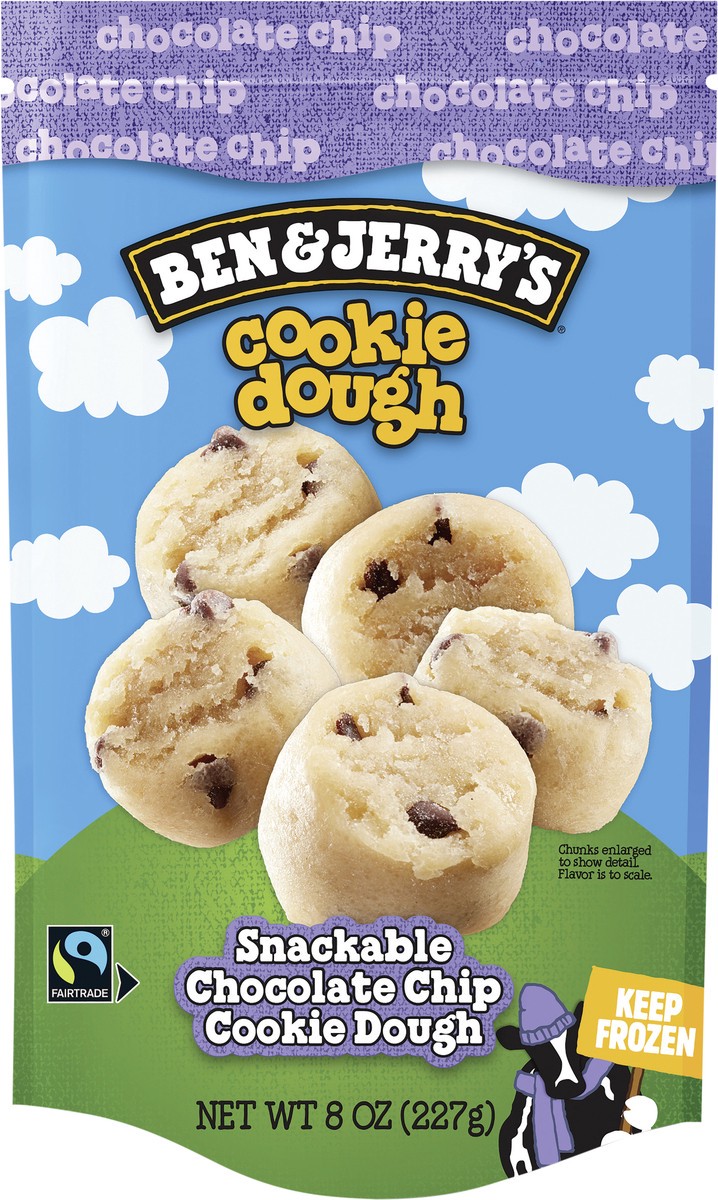 slide 2 of 3, Ben & Jerry's Chocolate Chip Cookie Dough Chunks, 8 oz