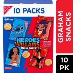 NABISCO Heroes And Villains Graham Snacks, Custom Cookies Variety Pack, Kids Snack Packs 10 oz