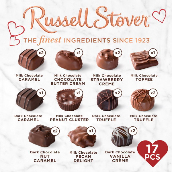 slide 9 of 25, Ruseell Stover Asst Diamond Brooch H, 10 oz