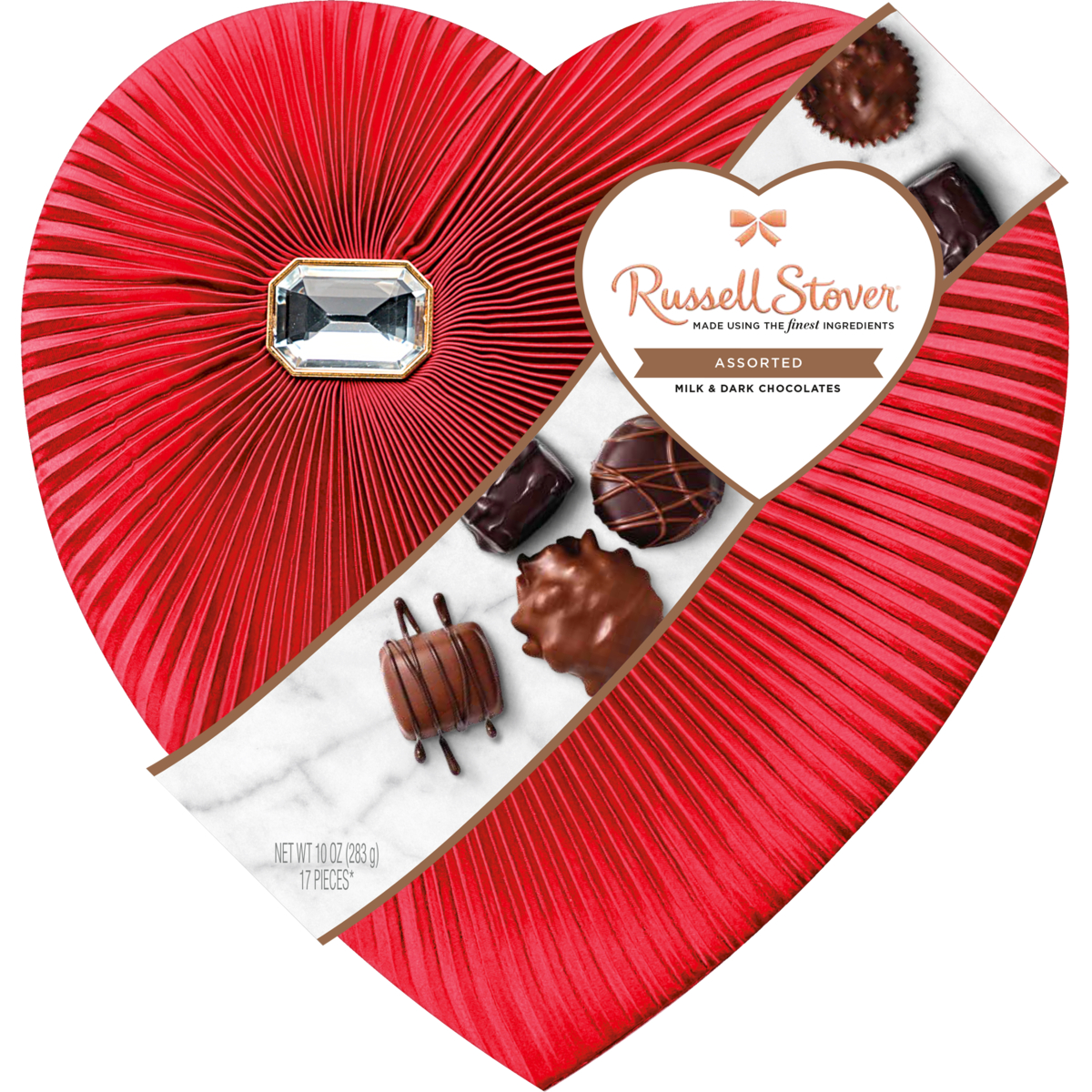 slide 1 of 25, Ruseell Stover Asst Diamond Brooch H, 10 oz