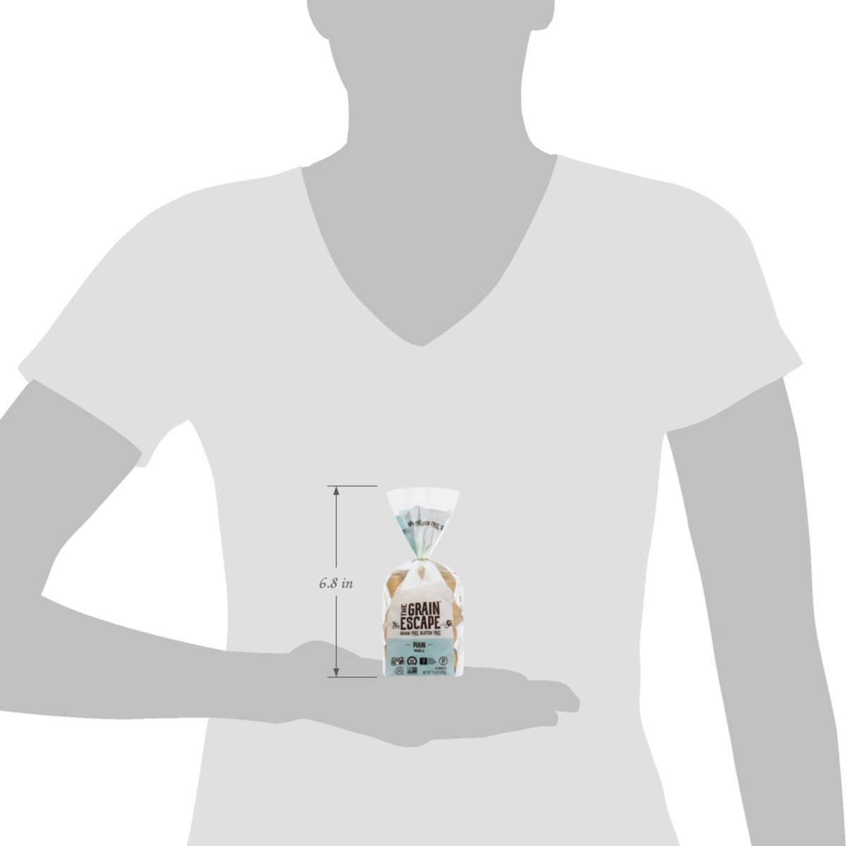 slide 3 of 14, The Grain Escape Grain Free Gluten Free Plain Bagels 4 Each, 4 ct