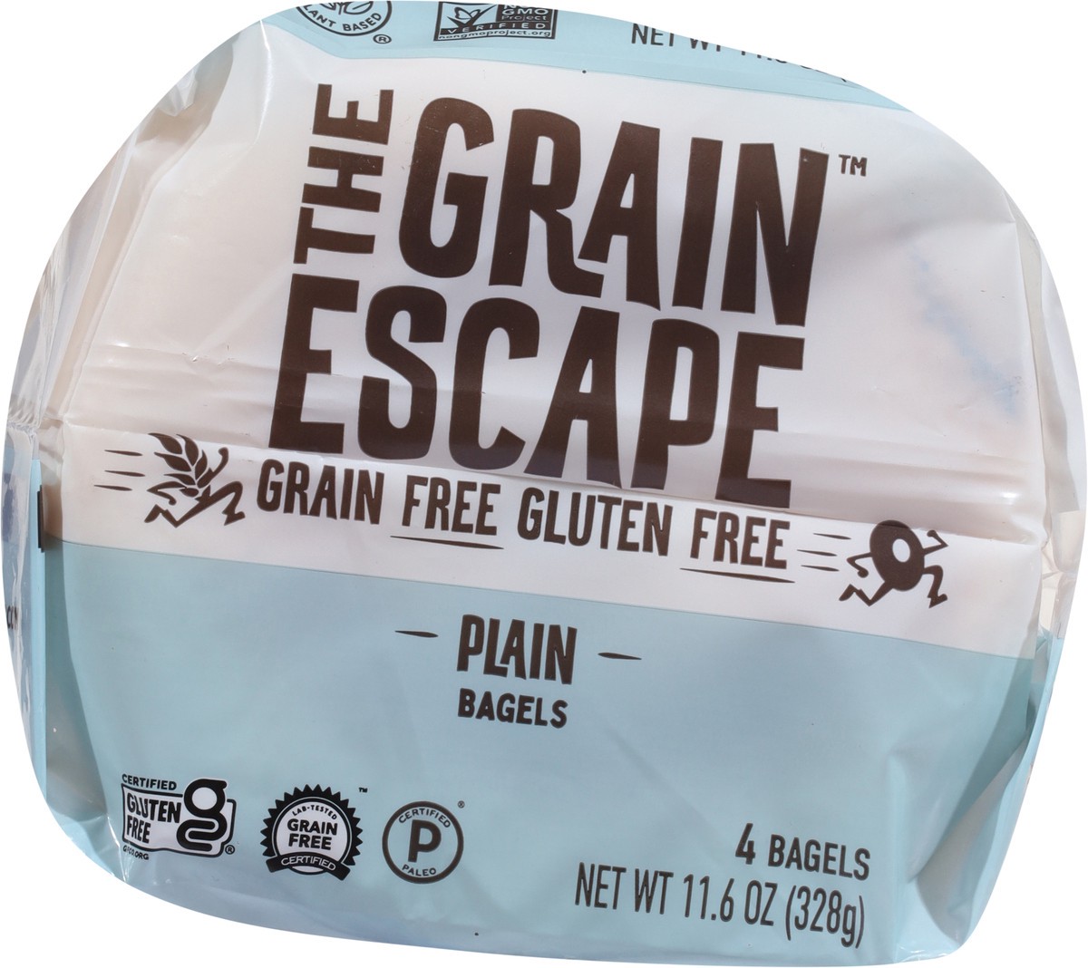 slide 9 of 14, The Grain Escape Grain Free Gluten Free Plain Bagels 4 Each, 4 ct
