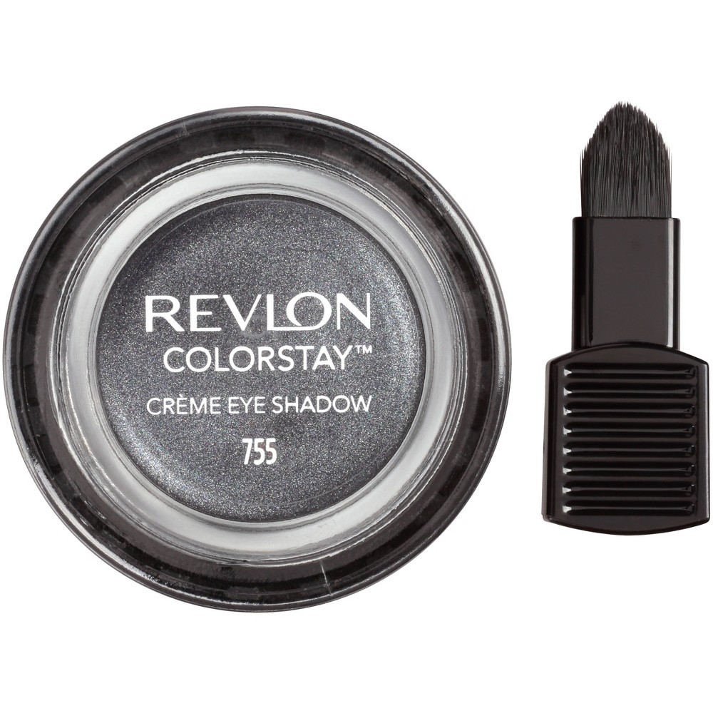 slide 4 of 5, Revlon ColorStay Creme Eye Shadow 755 Licorice, 1 ct