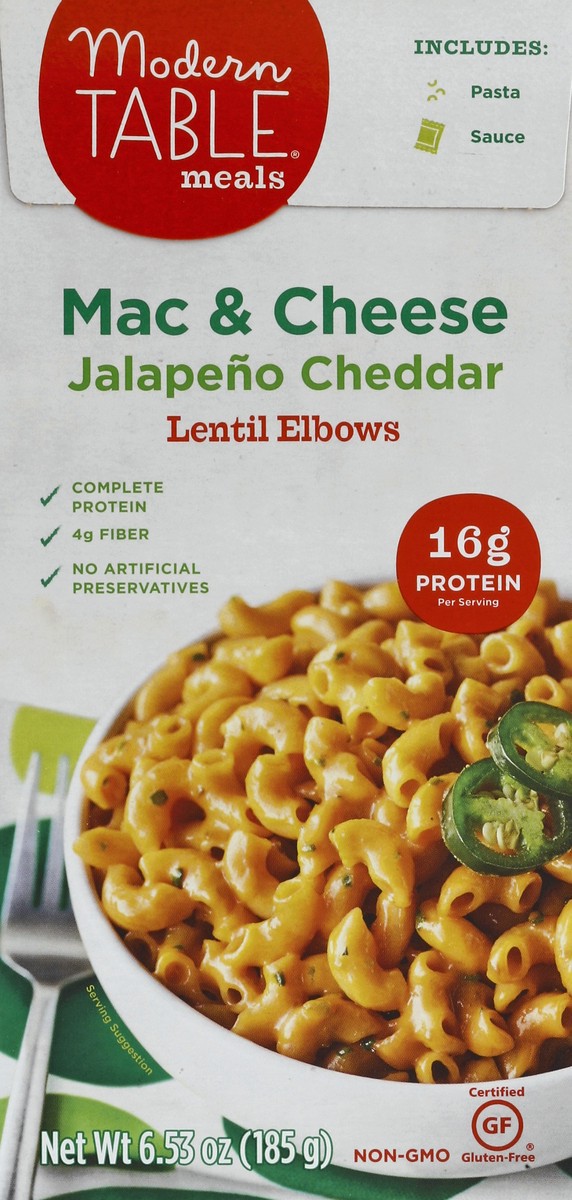 slide 4 of 4, Modern Table Mac and Cheese Complete Protein Jalapeno Cheddar, 6.52 oz