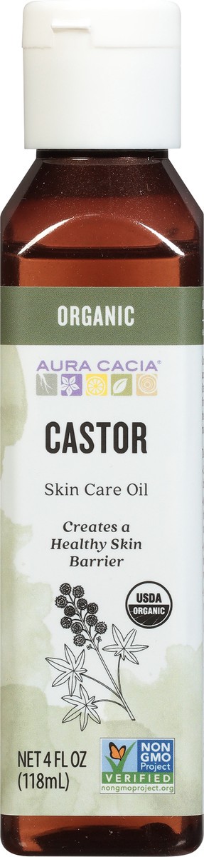 slide 6 of 9, Aura Cacia Organic Castor Skin Care Oil, 4 oz