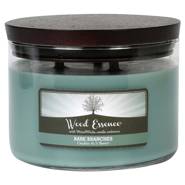 slide 1 of 1, Wood Essence 3 Wick Bare Branches Candle, 1 ct