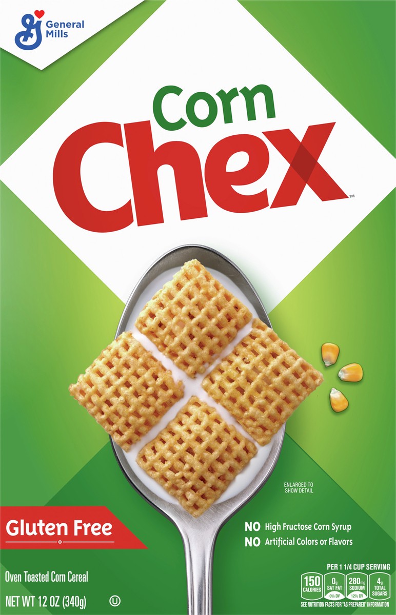 slide 5 of 9, Chex Gluten Free Breakfast Cereal, Made with Whole Grain, 12 oz, 12 oz