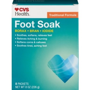 slide 1 of 1, CVS Health Foot Soap Packets, 8 oz