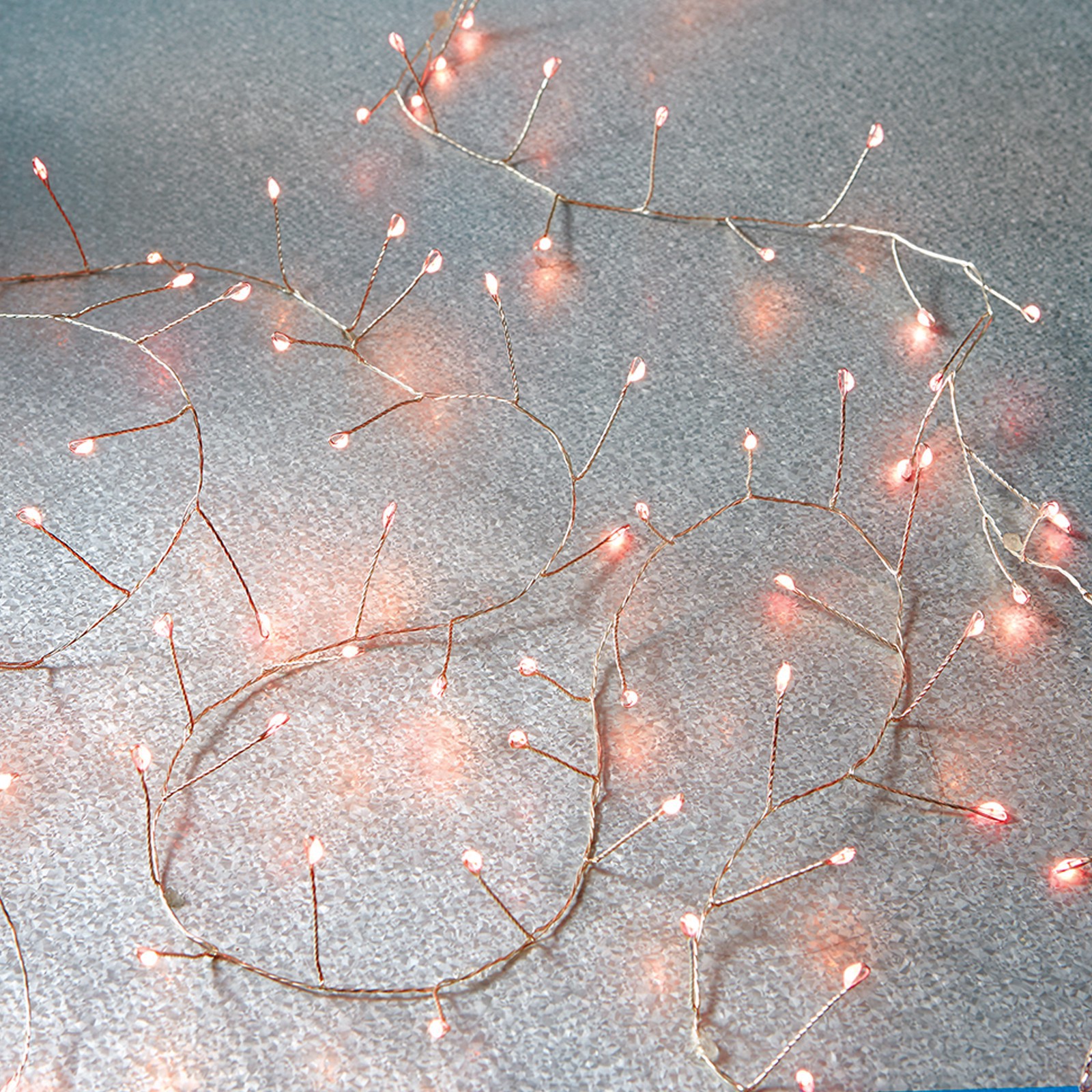 slide 4 of 4, 120ct. Pink Led String Lights Garland By Ashland, 120 ct