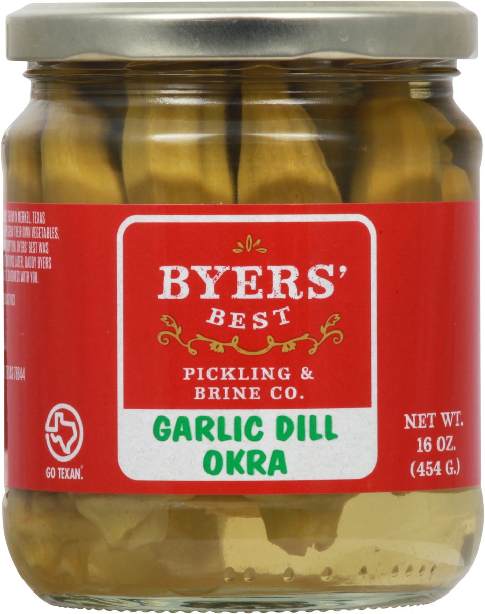 slide 8 of 14, Byers' Best Garlic Dill Okra Pickles 16 oz, 16 oz