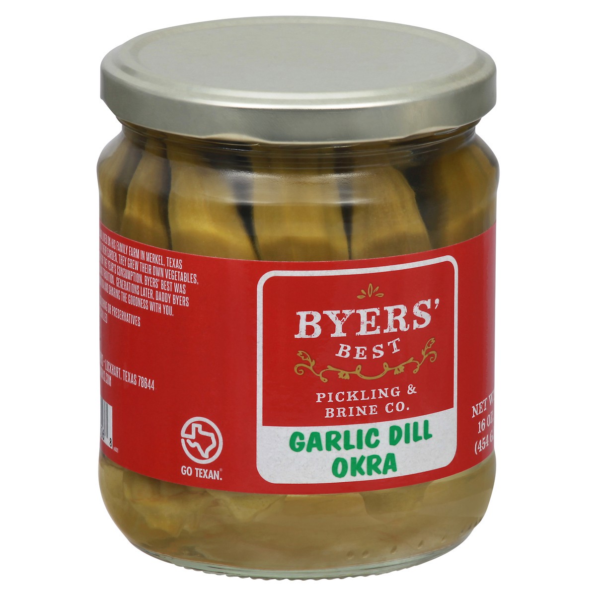 slide 9 of 14, Byers' Best Garlic Dill Okra Pickles 16 oz, 16 oz