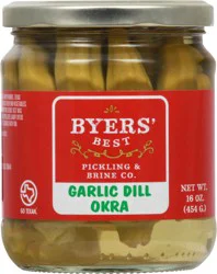 Byers' Best Garlic Dill Okra Pickles 16 oz