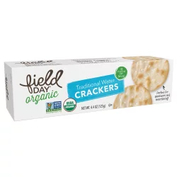 Field Day Organic Traditional Water Crackers - 4.4 oz