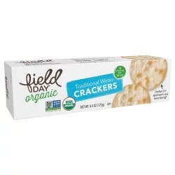 Field Day Organic Traditional Water Crackers - 4.4 oz