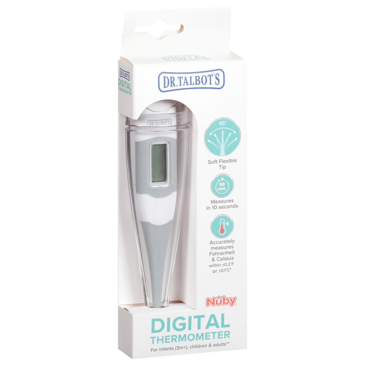 slide 3 of 11, Dr. Talbot's Nuby Digital Thermometer for Infants (3 Months+), Children & Adults 1 ea, 1 ct