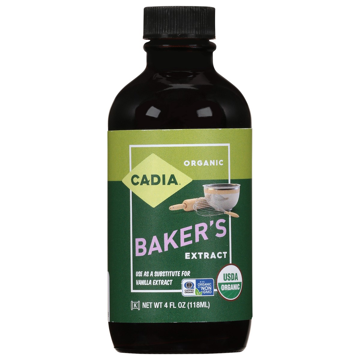slide 13 of 13, Cadia Baker's Organic Extract 4 fl oz, 4 fl oz