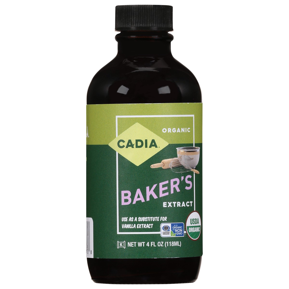 slide 7 of 13, Cadia Baker's Organic Extract 4 fl oz, 4 fl oz
