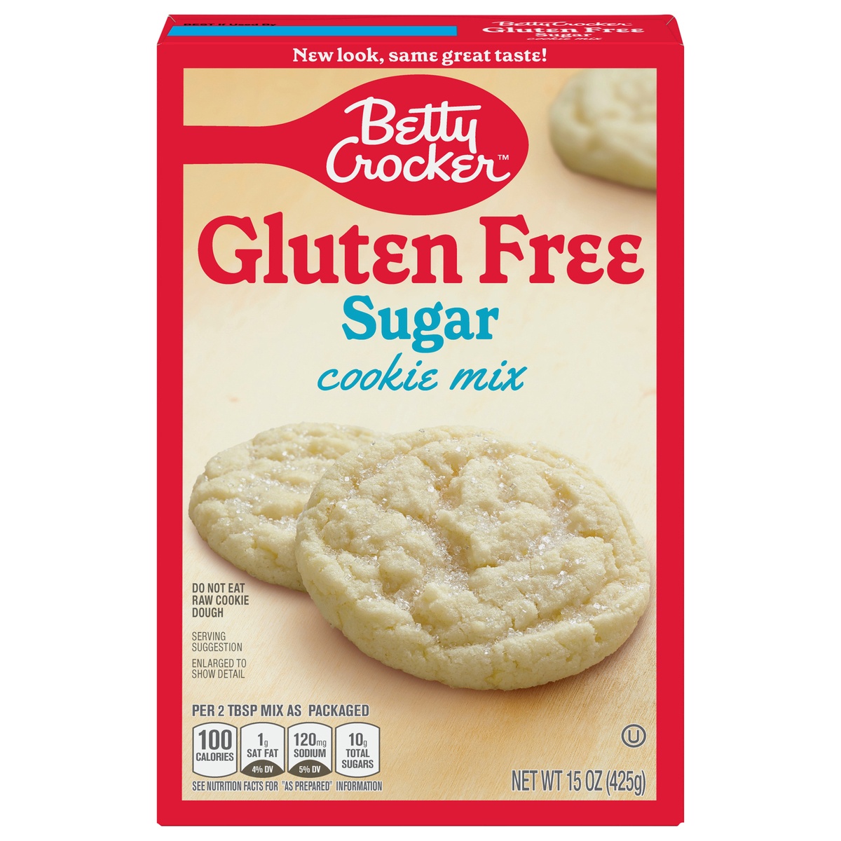 slide 1 of 1, Betty Crocker Gluten Free, Ready to Bake Sugar Cookie Mix, 15 oz, 15 oz