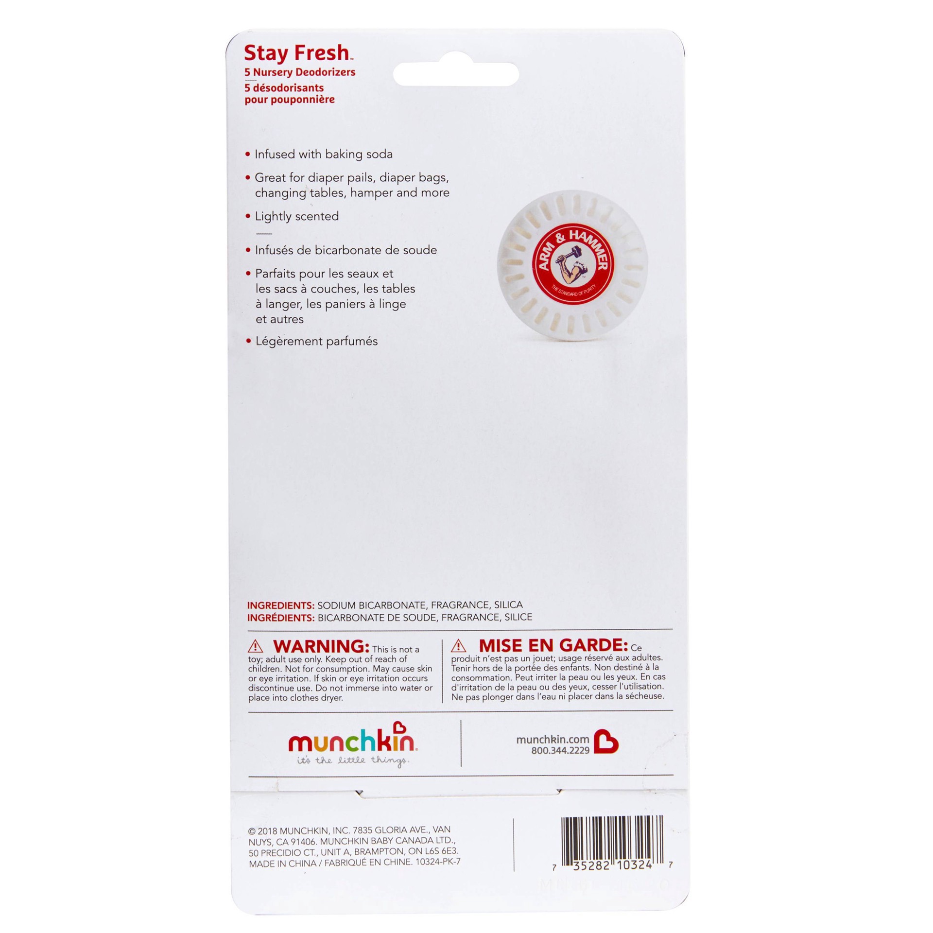 slide 5 of 5, Munchkin Arm & Hammer Nursery Fresheners - 5pk, 5 ct