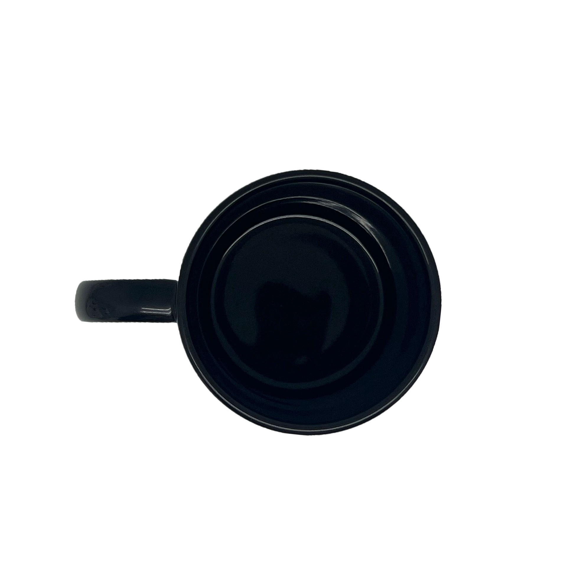 slide 6 of 6, 15oz. Black With White Patch Sublimation Mug By Make Market, 15 oz