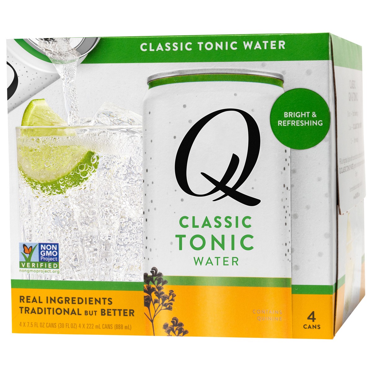 slide 7 of 10, Q Drinks Classic Tonic Water 4 ea, 4 ct