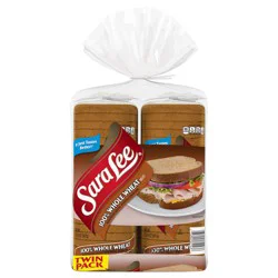 Sara Lee Whole Wheat (Club Pack) Bread, 2 count, 40 oz