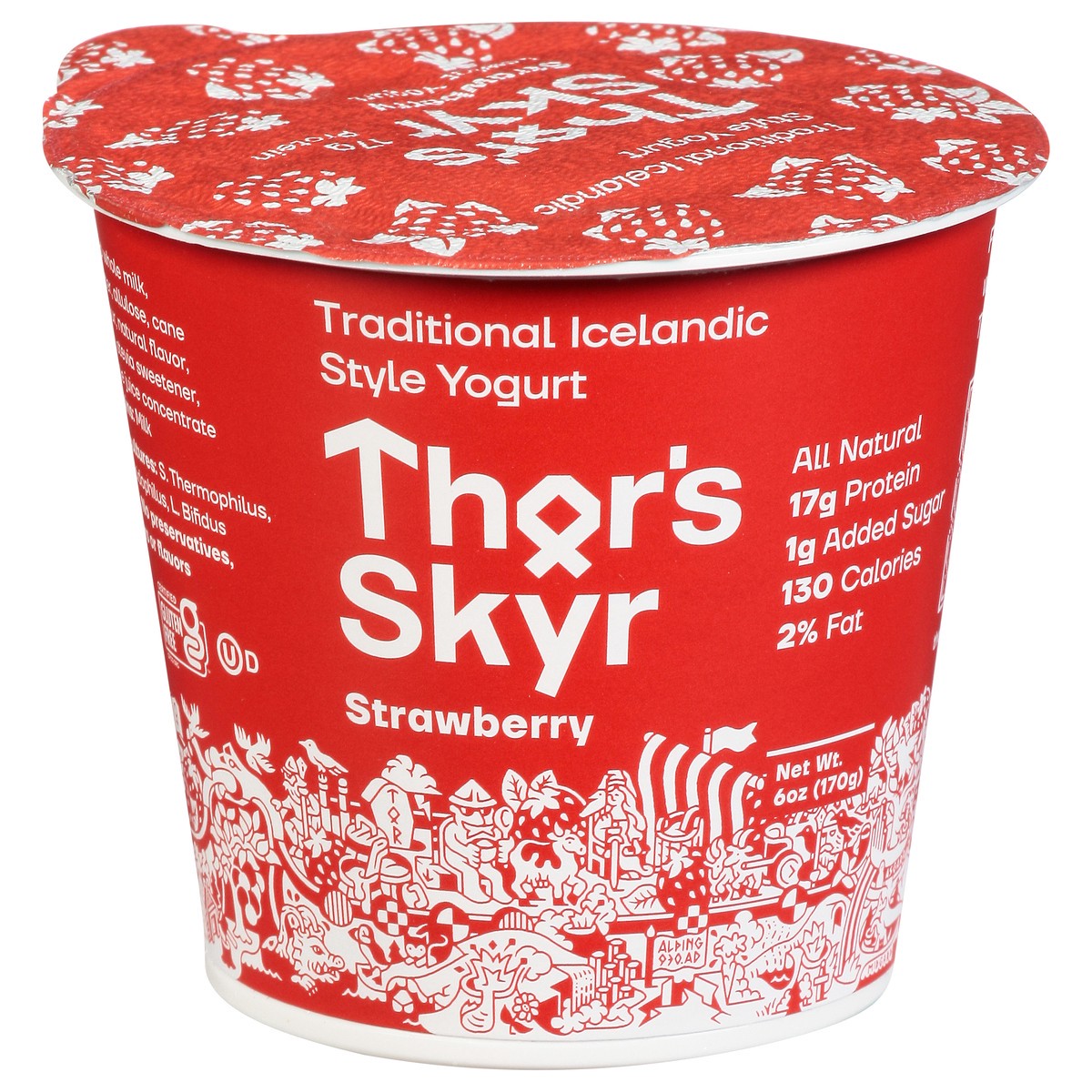 slide 8 of 13, Thor's Skyr Thor Strawbrry Iceland Yog - 6 oz, 6 oz