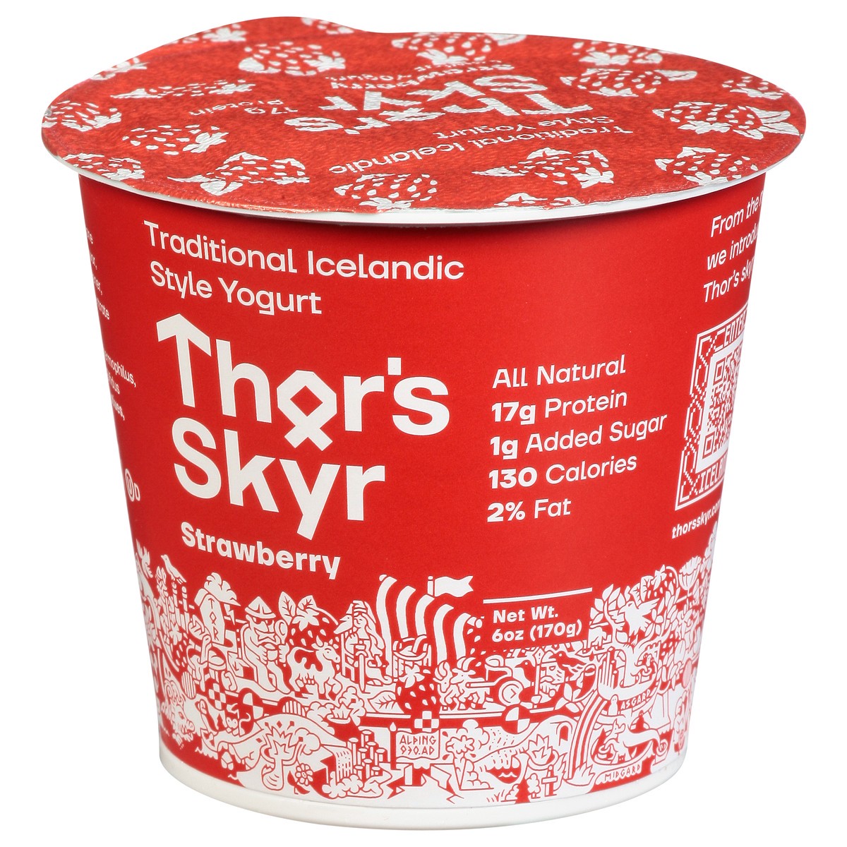 slide 5 of 13, Thor's Skyr Thor Strawbrry Iceland Yog - 6 oz, 6 oz