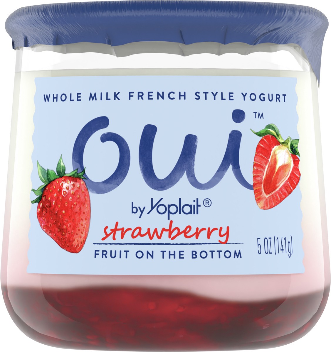 slide 4 of 9, Oui Strawberry Flavored French Style Yogurt - 5oz, 5 oz