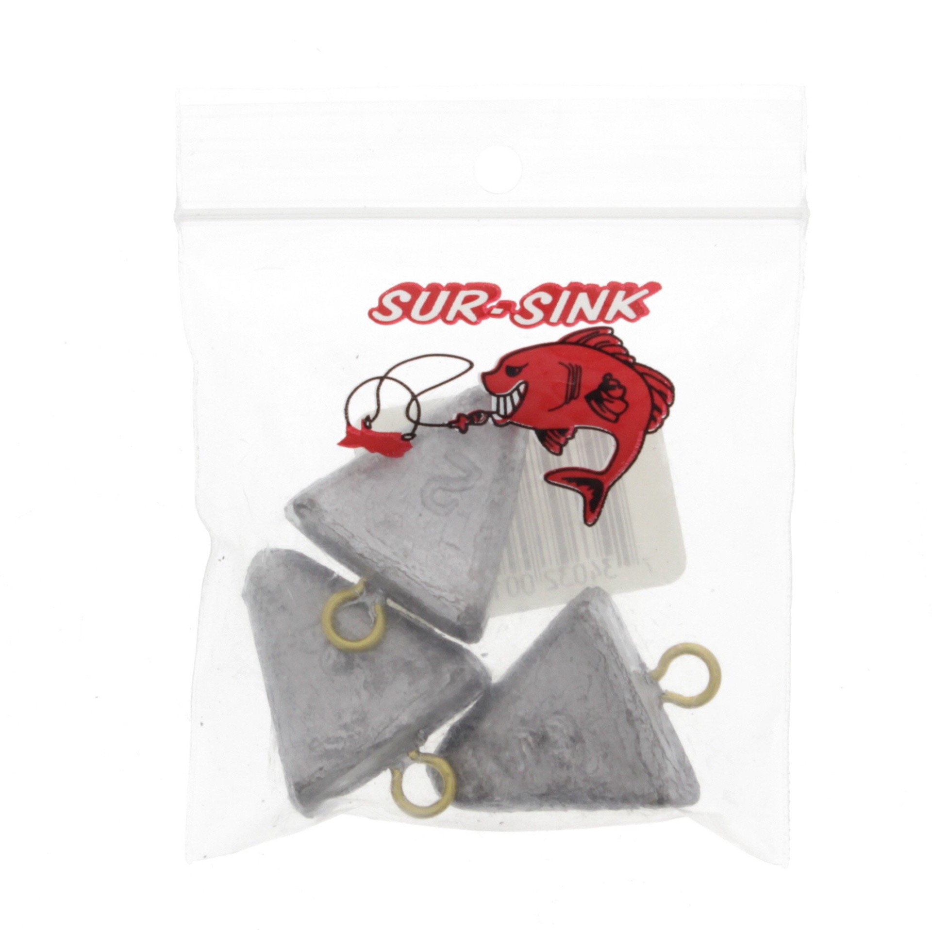 slide 1 of 1, Sur-Sink Castings Sinker, 2 OZ, 3 ct