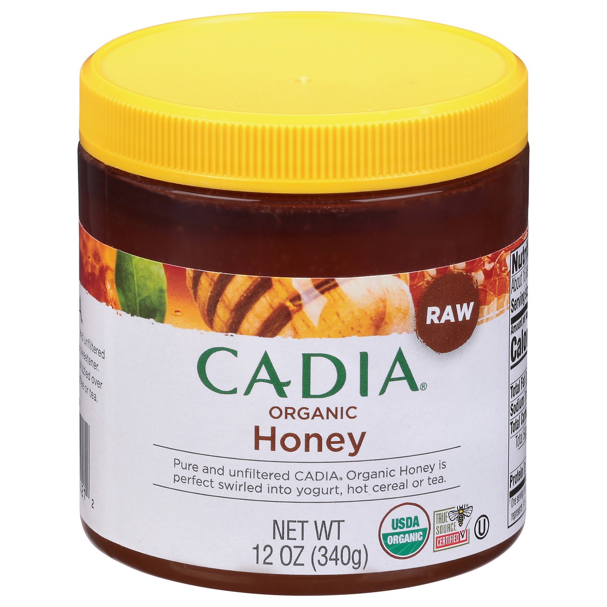 slide 1 of 13, Cadia Organic Raw Honey 12 oz, 12 oz