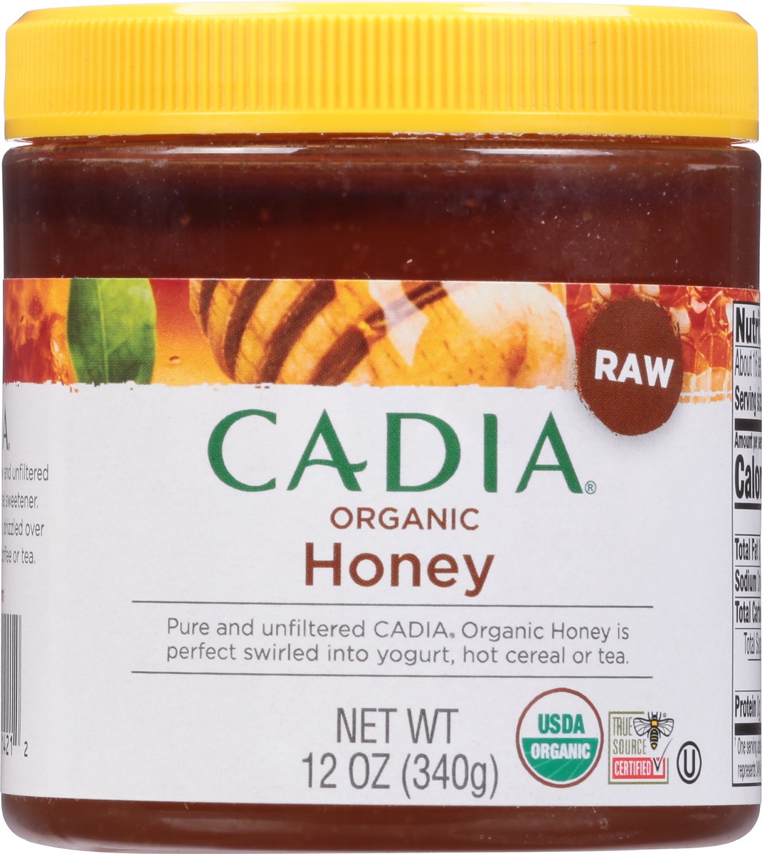 slide 5 of 13, Cadia Organic Raw Honey 12 oz, 12 oz