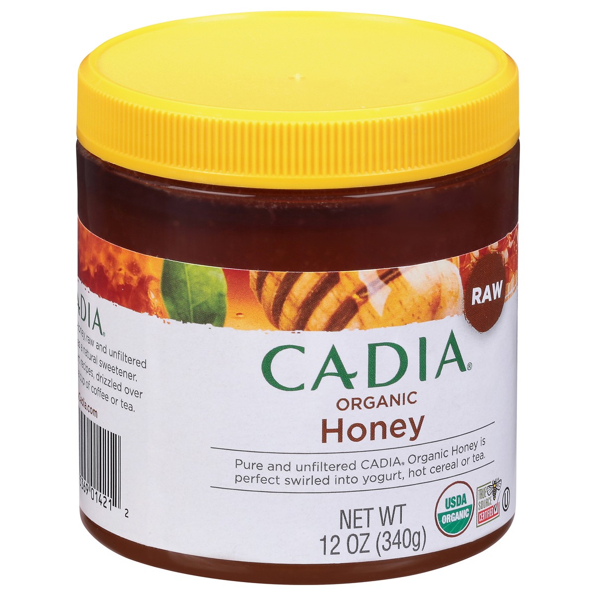 slide 10 of 13, Cadia Organic Raw Honey 12 oz, 12 oz